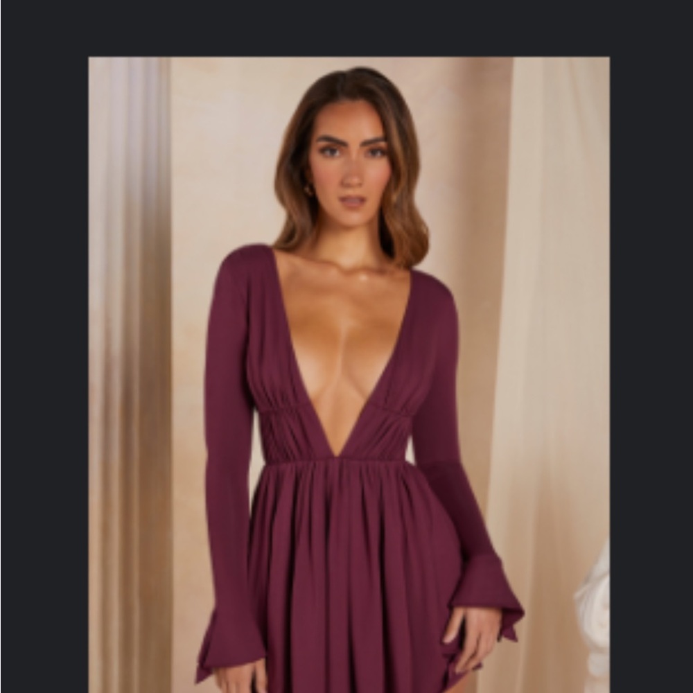 Oh Polly Deep Purple Dress